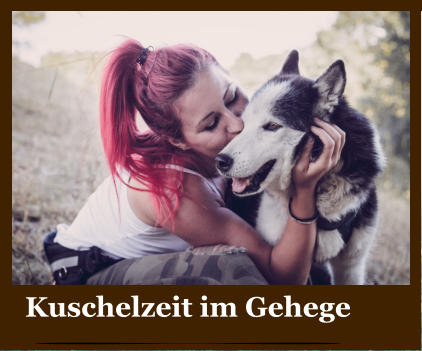 Kuschelzeit im Gehege
